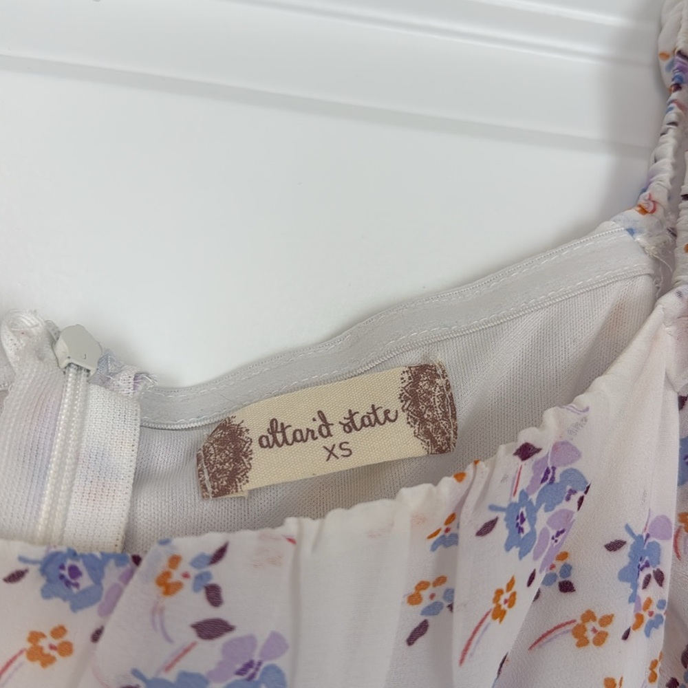 Altar’d State white floral dress - Picture 2 of 3